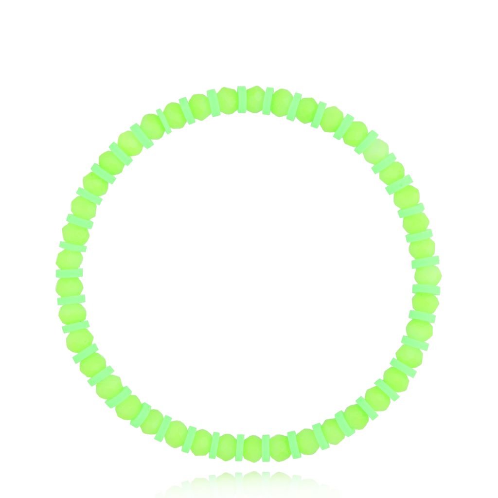 Bransoletka z zielonymi kryształkami Roche BTW2044