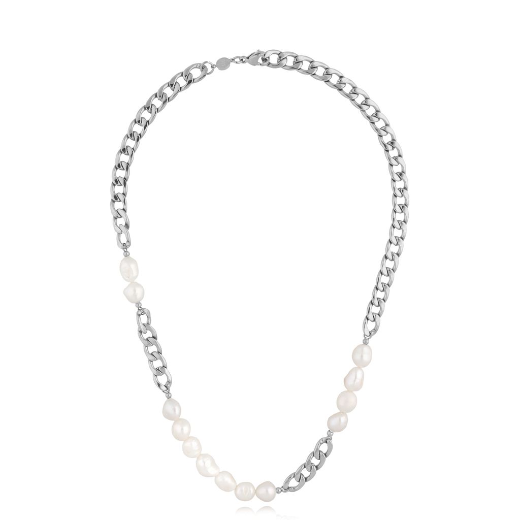 Naszyjnik srebrny z perłami Ulluring NSA0775