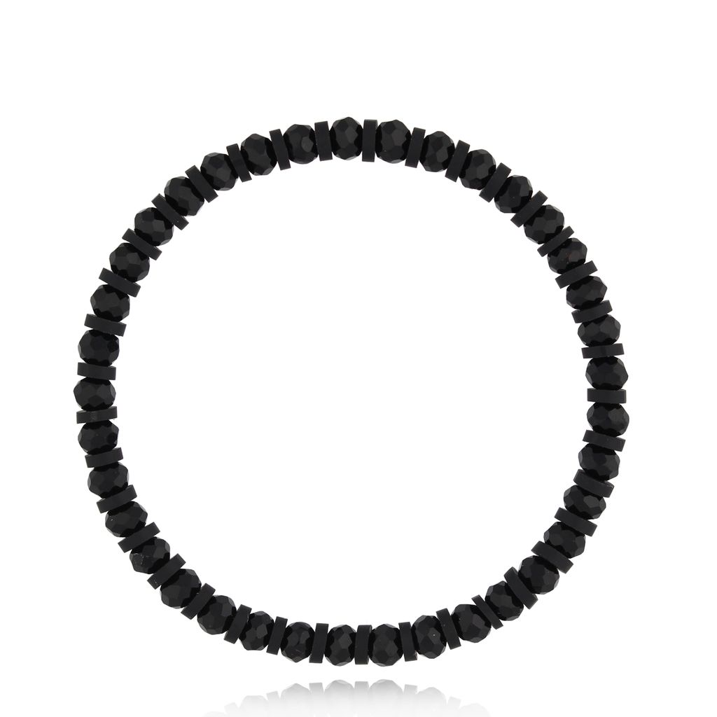 Bransoletka z czarnymi kryształkami Roche BTW2053