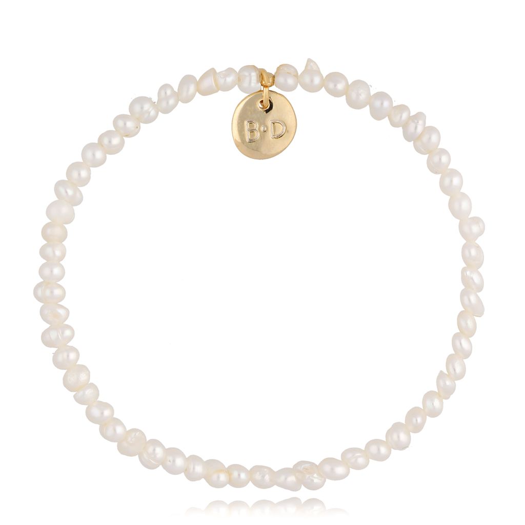 Bransoletka z perłami White Pearls BPE0067