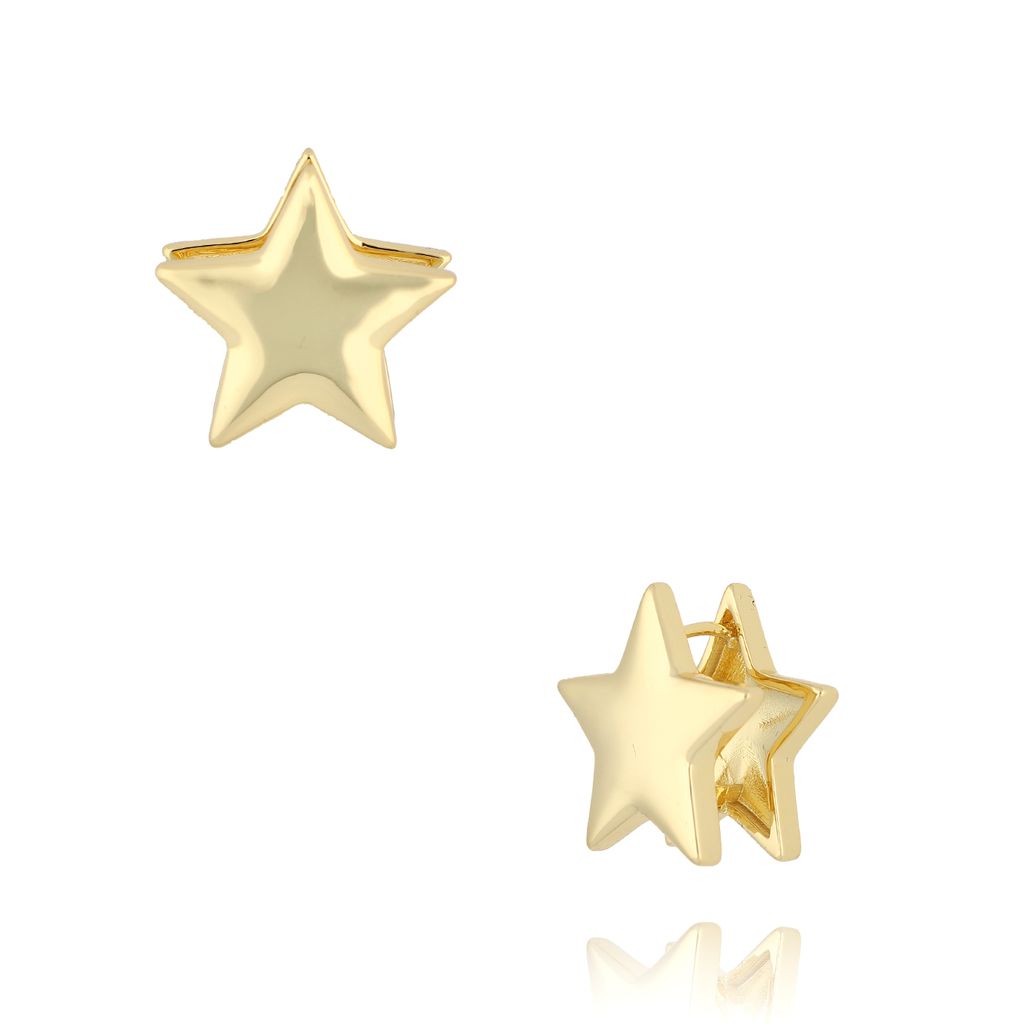 Kolczyki złote gwiazdki Gold Stars KRG1044