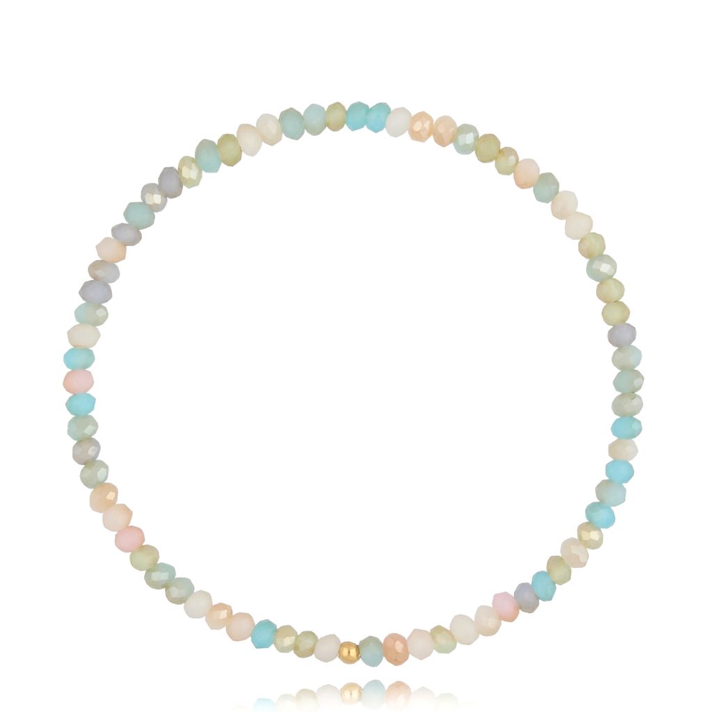 Bransoletka z kolorowymi kryształkami Basic Cristals BTW1464