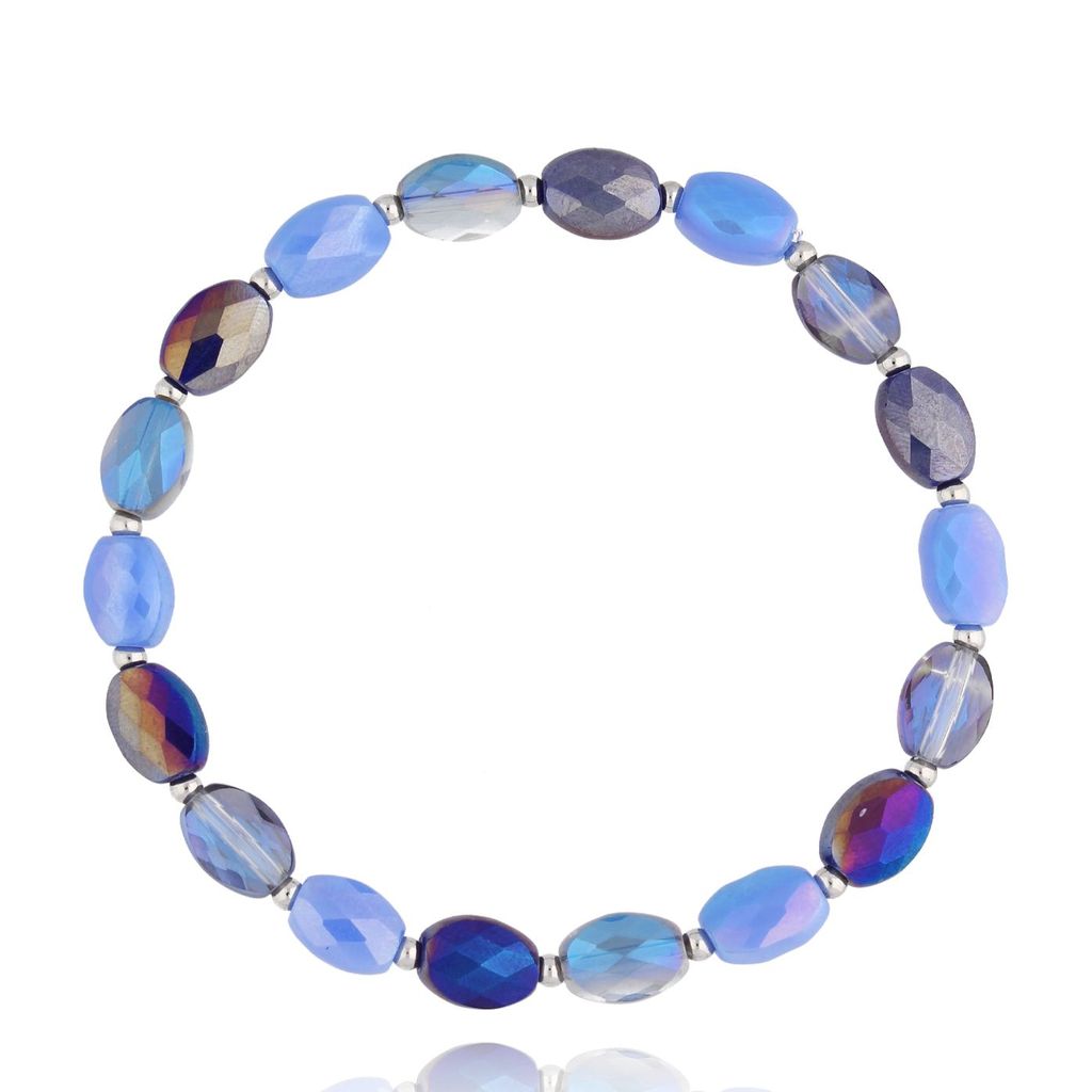 Bransoletka z niebieskimi kryształkami Togue BCY0211