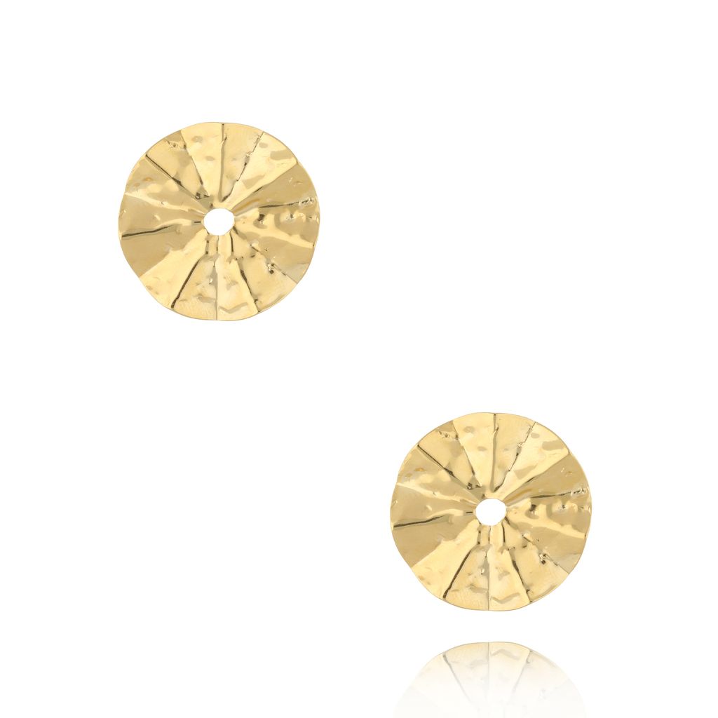 Kolczyki złote okrągłe Paule KSE0127