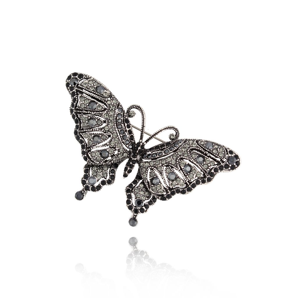 Broszka ze srebrnym motylem Silver Butterfly BRSS0115