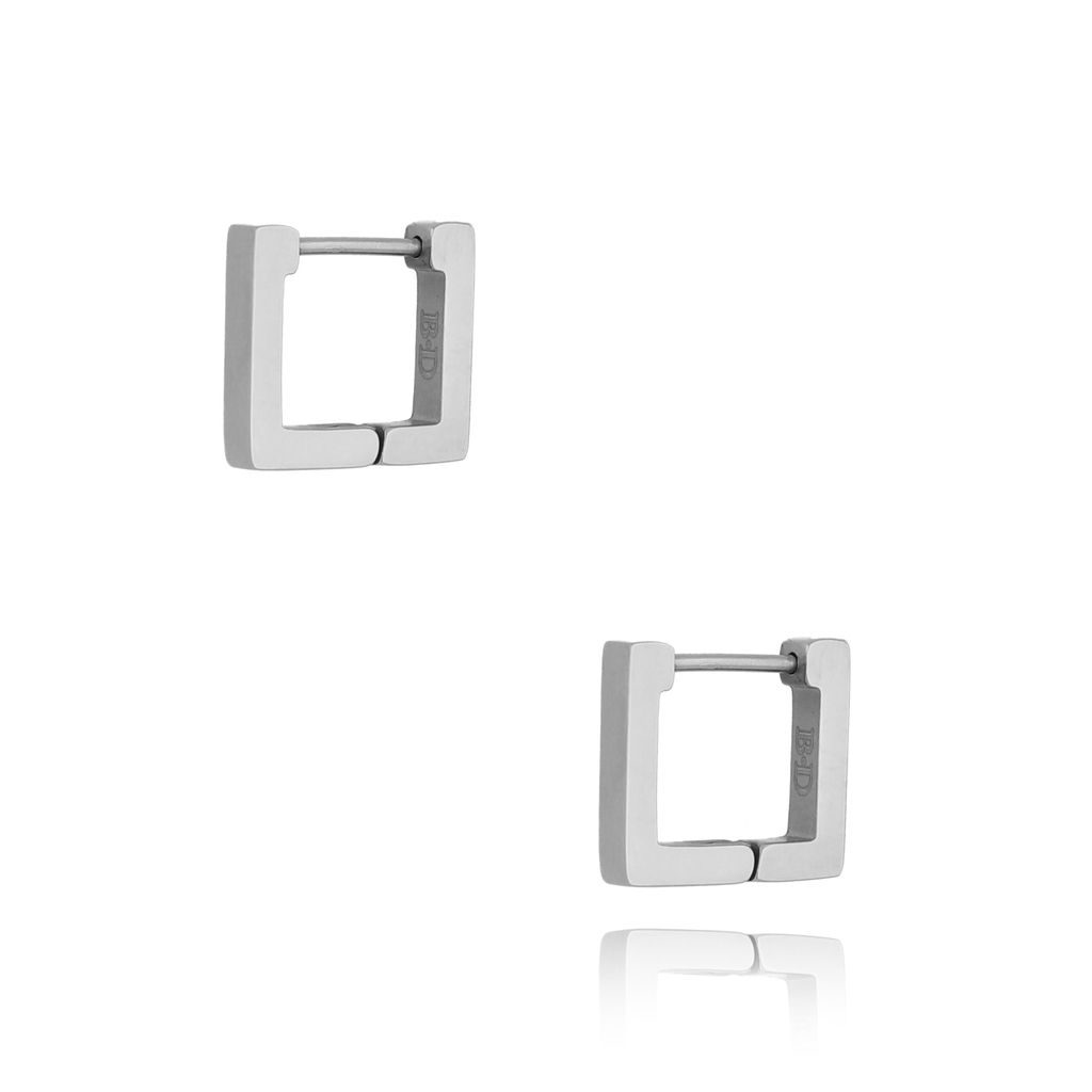 Kolczyki kwadratowe srebrne Square KMITC0032