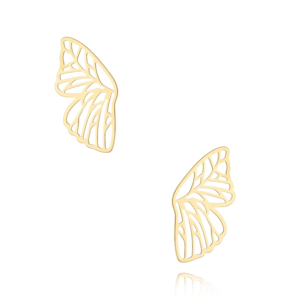 Kolczyki złote skrzydełka Pierre KSE0134