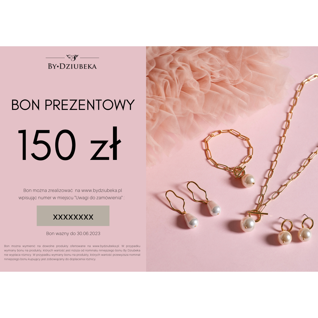 Bon Prezentowy 150 zł online do wydruku BON150