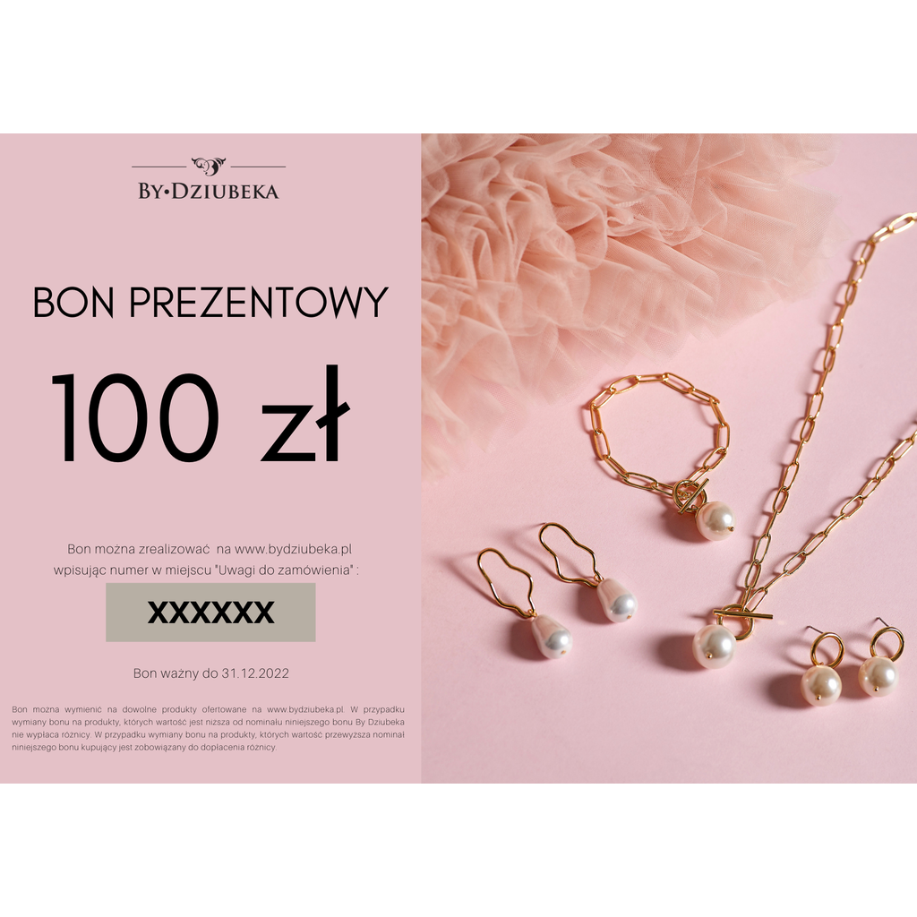 Bon Prezentowy 100 zł online do wydruku BON100