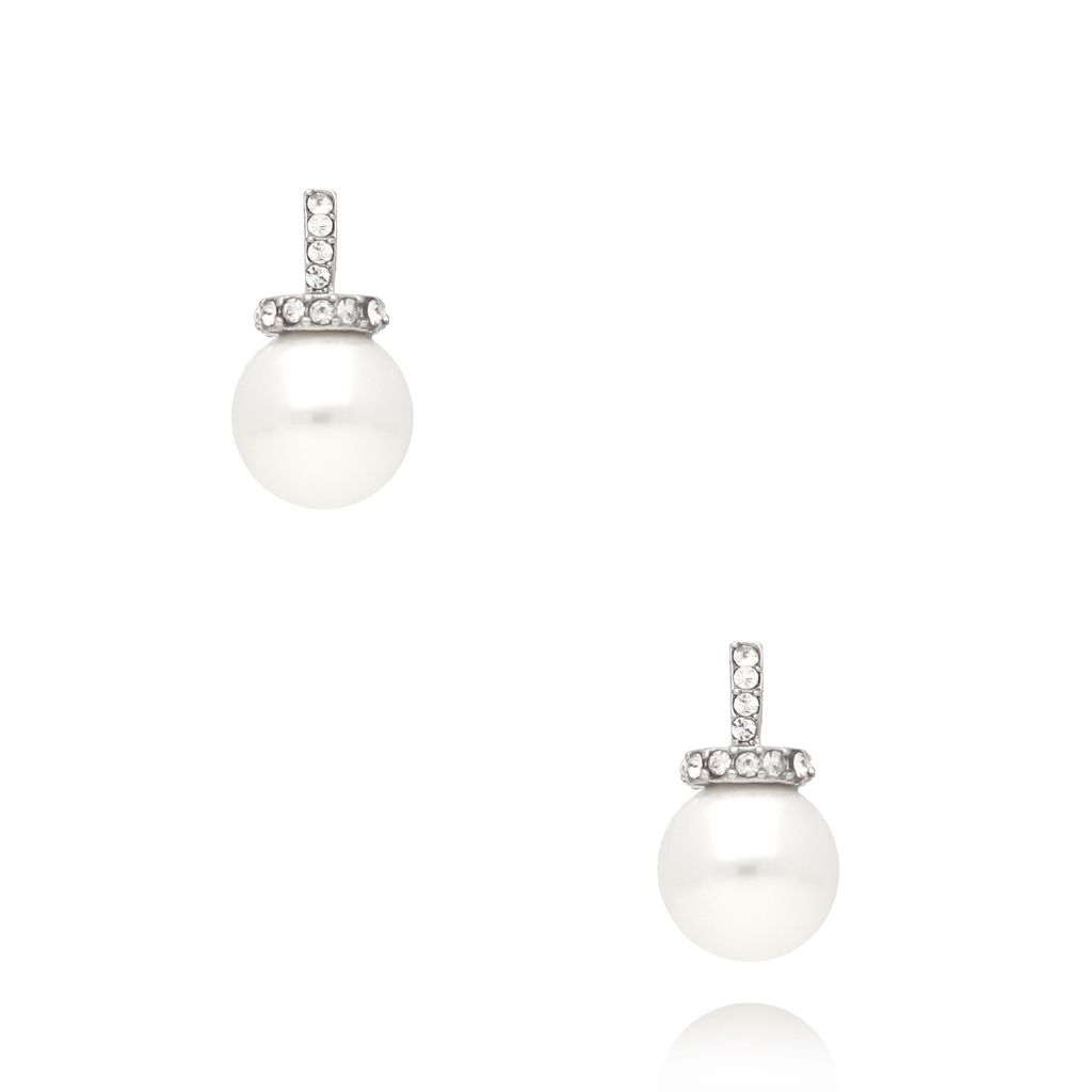 Kolczyki srebrne z perłami Vienna KPE0118
