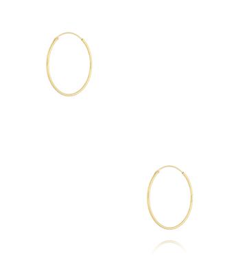 Kolczyki koła złote KCA0180