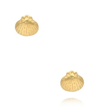 Kolczyki muszelki złote KSY0349