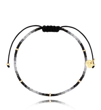 Bransoletka czarna z koralikami Miyuki San Francisco BSC1308