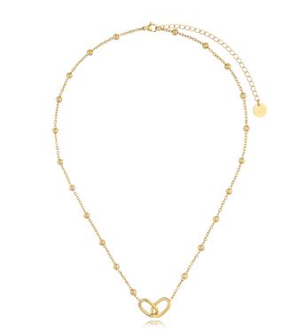 Naszyjnik złoty z kuleczkami Sagacity NSA0889