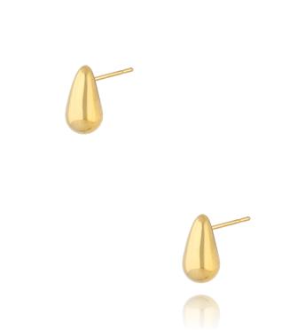 Kolczyki krople mini złote KSA1825