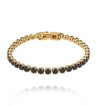 Bransoletka tennis z czarnymi cyrkoniami BSY0521