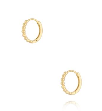 Kolczyki okrągłe złote KSS1955