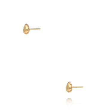 Kolczyki – złocone łezki KSY0570