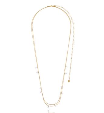 Naszyjnik na brzuch Body Chain z motylkami NSY0599