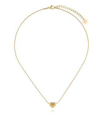 Naszyjnik z subtelnym sercem w kolorze złota NSY0924
