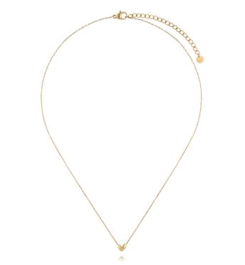 Naszyjnik z mini sercem złoty NSY0774