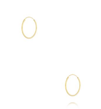 Kolczyki koła złote KCA0178