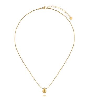 Naszyjnik z zawieszką kroplą złoty NSY0627