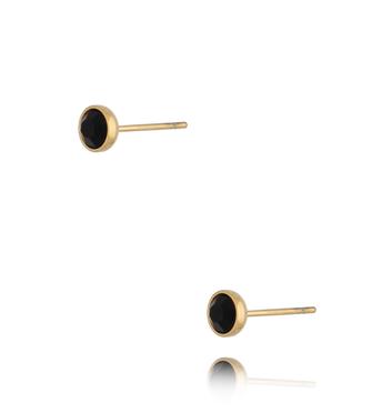 Kolczyki z cyrkoniami czarne Color Palette KSA0599