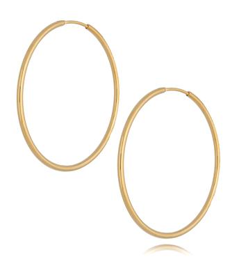 Kolczyki złote koła ze stali szlachetnej KSA0207 50mm