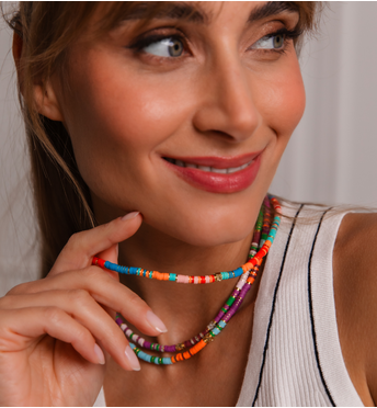 Naszyjnik kolorowy Bird NSC0568