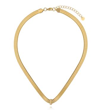 Naszyjnik żmijka złota NSY0595