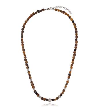 Naszyjnik z tygrysim okiem męski NMITC0258