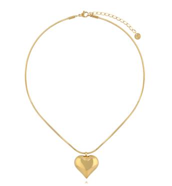 Naszyjnik z sercem złoty NSY0590