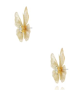 Kolczyki złote motyle KGA0001