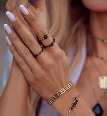 Pierścionek złoty z koniczynką PTW0440