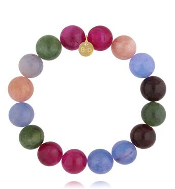 Bransoletka z kolorowymi jadeitami BPA0600