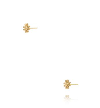 Kolczyki kwiatki – złocone KSY0572