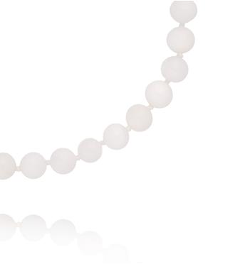 Naszyjnik Pure White z jadeitami NPA1695