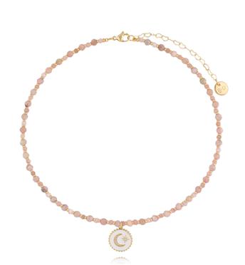 Naszyjnik z medalikiem z księżycem i gwiazdką NTW1484