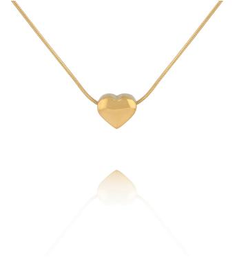 Naszyjnik z subtelnym sercem w kolorze złota NSY0924