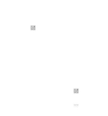 Zestaw kolczyków srebrnych – geometryczne kształty z cyrkoniami KCA0189