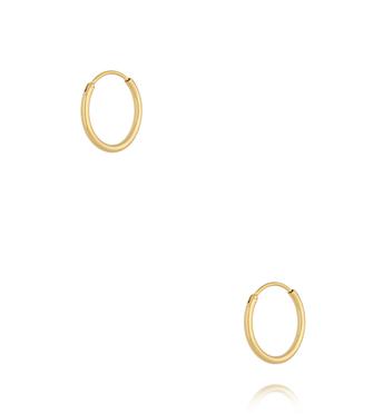 Kolczyki klasyczne złote kółka 20 mm KSA2523
