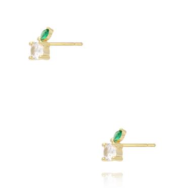 Kolczyki wkrętki z cyrkoniami KSS2259