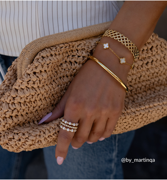 Bransoletka z koniczynkami Clovers BSY0088