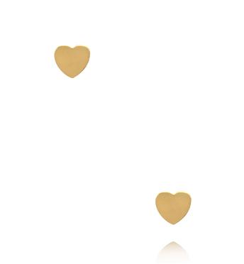 Kolczyki sztyfty w kształcie serca KSY0712