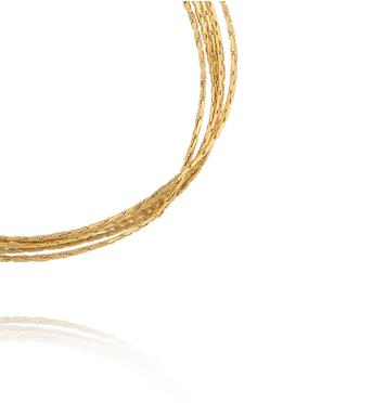 Bransoletka złota z łańcuszkami BSY0410