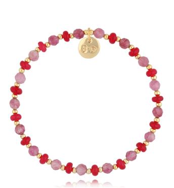 Bransoletka z turmalinami i jadeitami Keala BTW2259