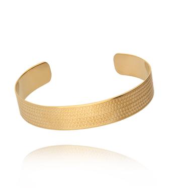 Bransoletka obręcz złota Gold Snake BSA0279