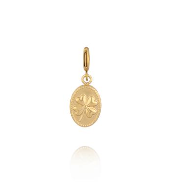Charms medalion z Czterolistną Koniczyną CHA0014