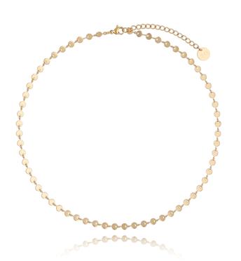 Naszyjnik złoty ze stali szlachetnej 38 cm NSA0160